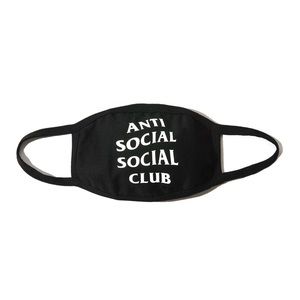 Anti Social Social Club Mask Black Authentic